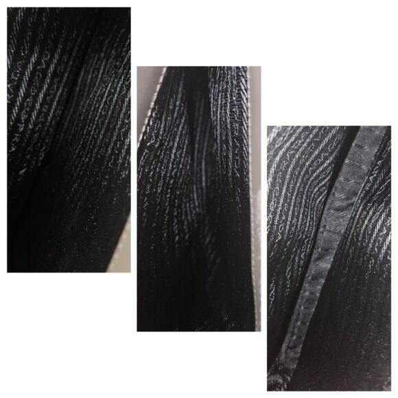 Prada - Iridescent Olive Green & Grey Leather Structured Shoulder Bag VGUC, VTG - Picture 9 of 12